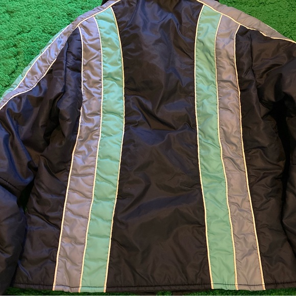 Vintage Retro Slalom Puffer Jacket - Picture 11 of 16